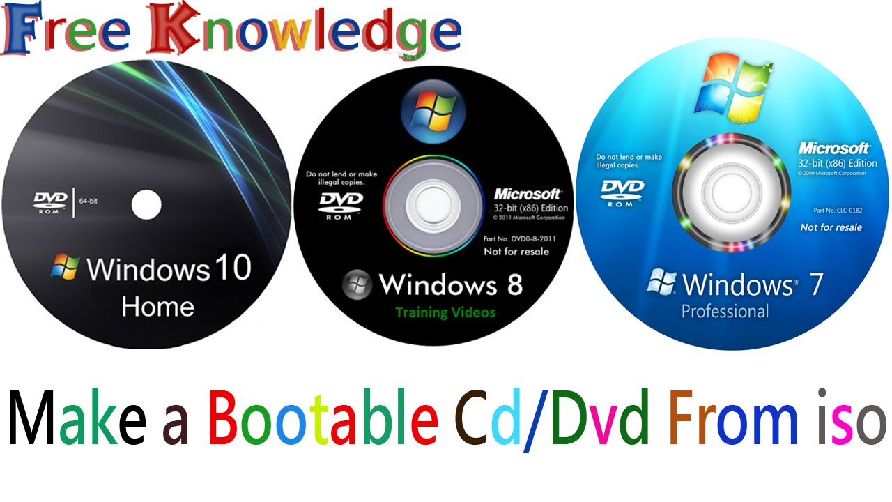bootable cd from iso